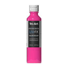 UVFX Black Light Poster Paint - Fluorescent Pink - Tri-Art Mfg.