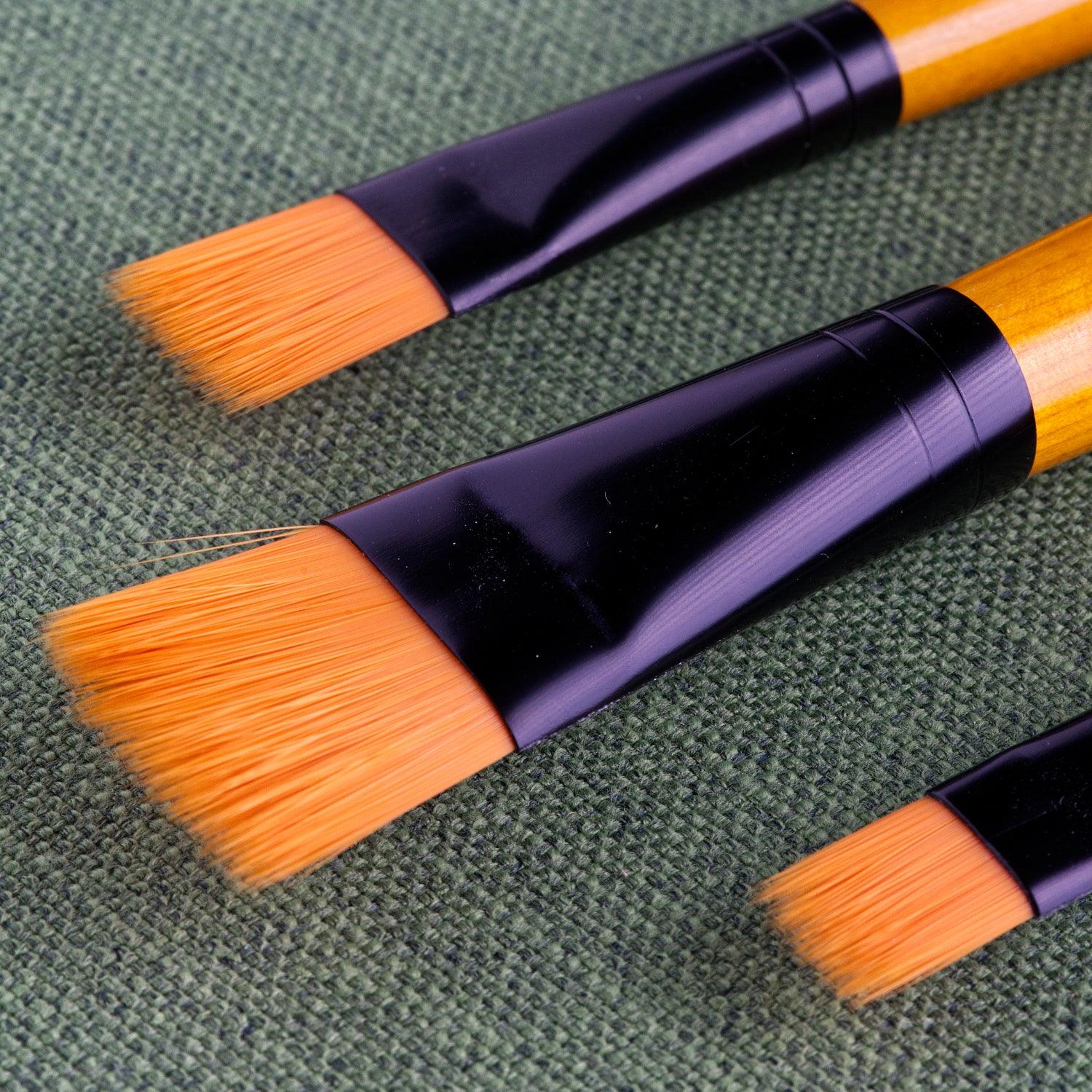 Tri-Art Artist Brushes - Short Synthetic - WC/Acryl - Grainer - Tri-Art Mfg.
