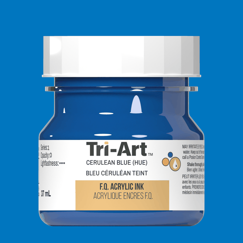 Tri-Art Ink - Cerulean Blue (Hue) - 37mL - Tri-Art Mfg.