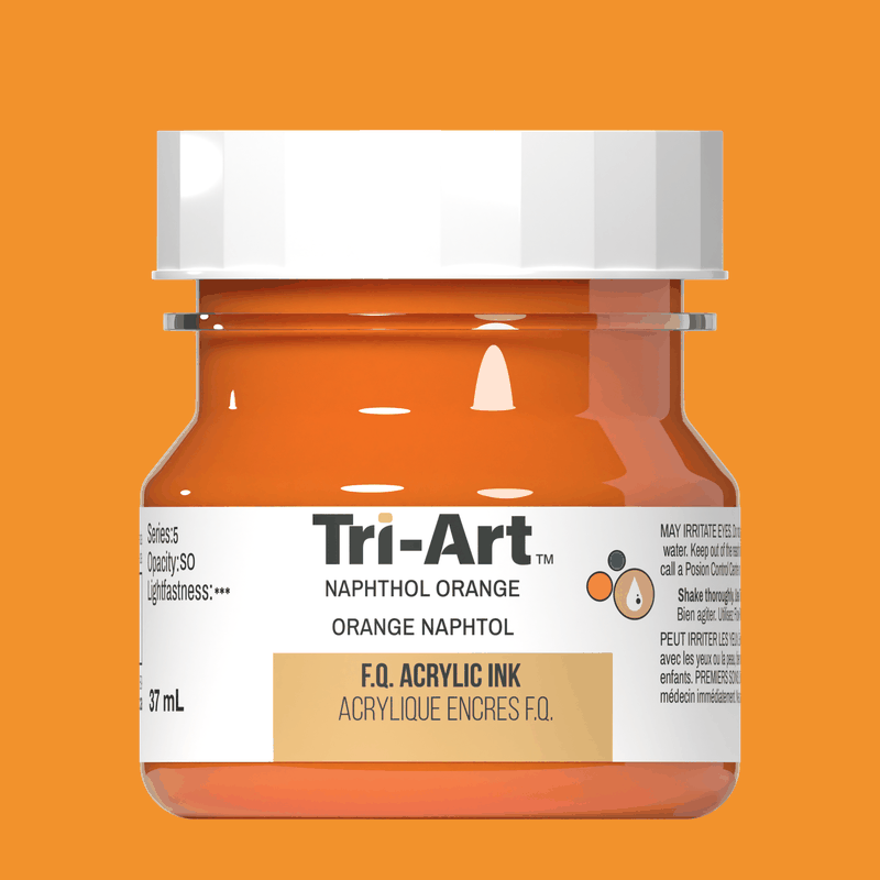 Tri-Art Ink - Naphthol Orange - 37mL - Tri-Art Mfg.