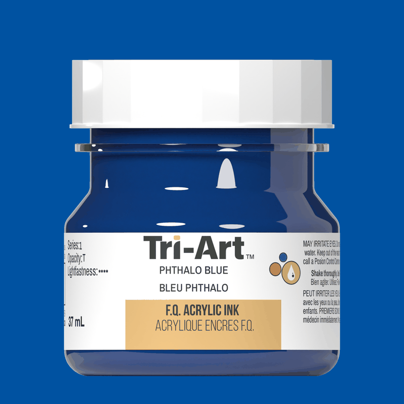 Tri-Art Ink - Phthalo Blue - 37mL - Tri-Art Mfg.