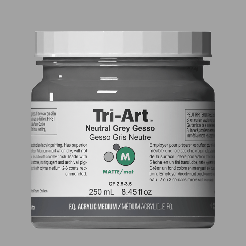 Tri-Art Mediums - Neutral Grey Gesso - Tri-Art Mfg.