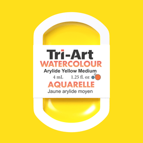 Tri-Art Water Colours - Arylide Yellow Medium - Tri-Art Mfg.
