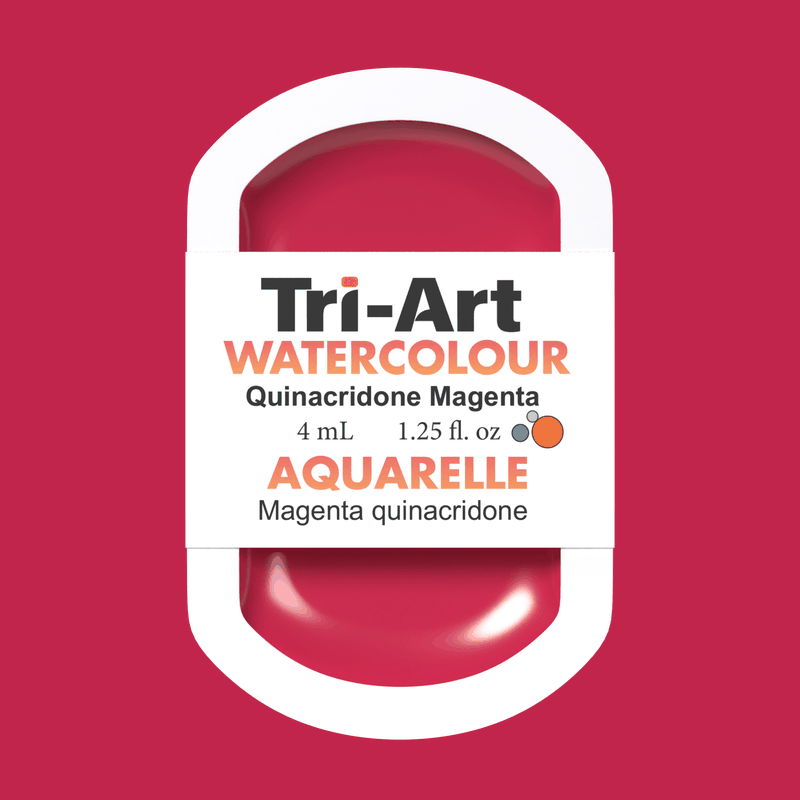 Tri-Art Water Colours - Quinacridone Magenta - Tri-Art Mfg.