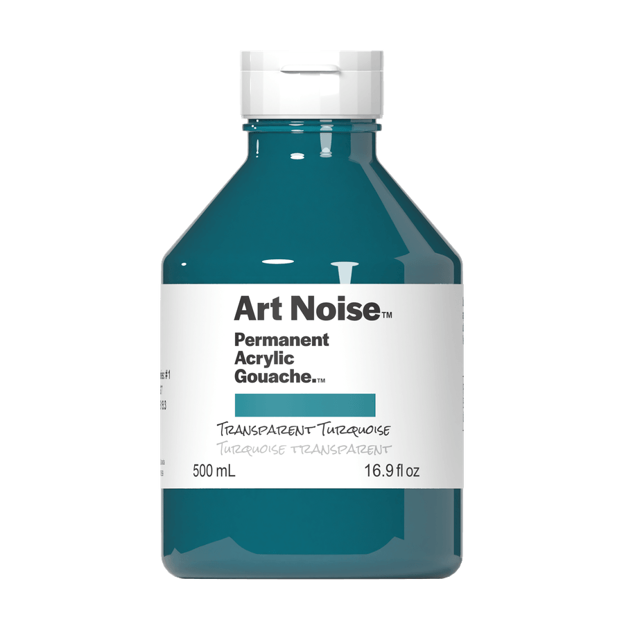 Art Noise - Transparent Turquoise - Tri-Art Mfg.