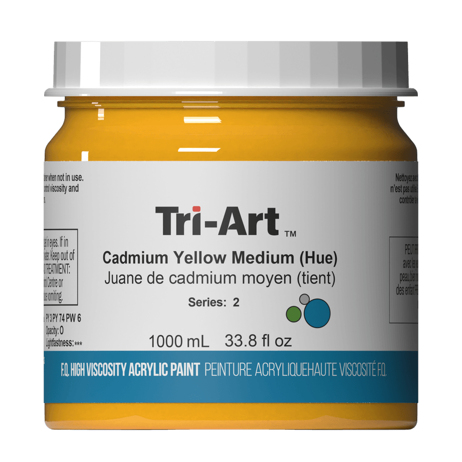 Tri-Art High Viscosity - Cadmium Yellow Medium (Hue) 1000mL