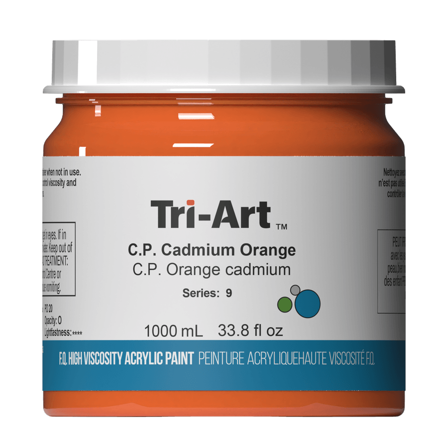 Tri-Art High Viscosity - C.P. Cadmium Orange 1000mL