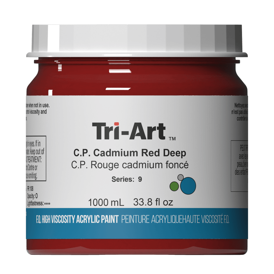 Tri-Art High Viscosity - C.P. Cadmium Red Deep 1000mL