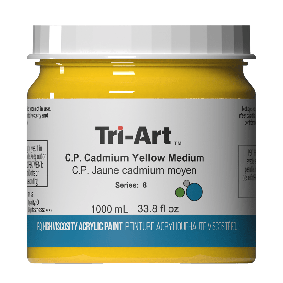 Tri-Art High Viscosity - C.P. Cadmium Yellow Medium 1000mL