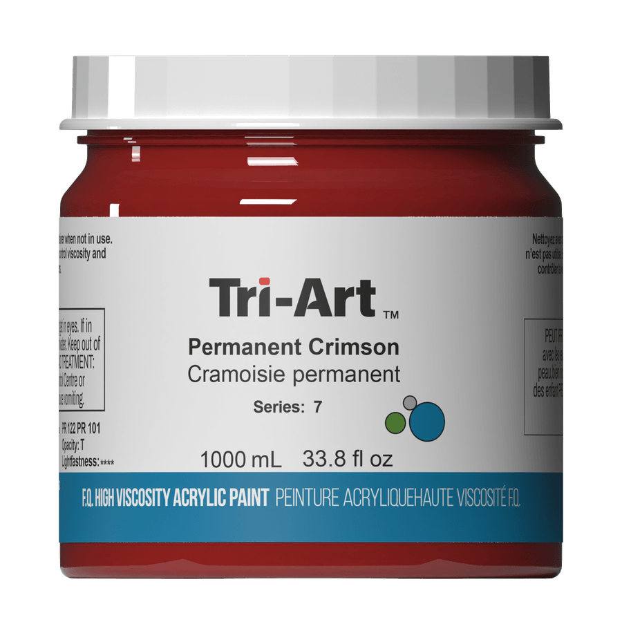 Tri-Art High Viscosity - Permanent Crimson 1000mL