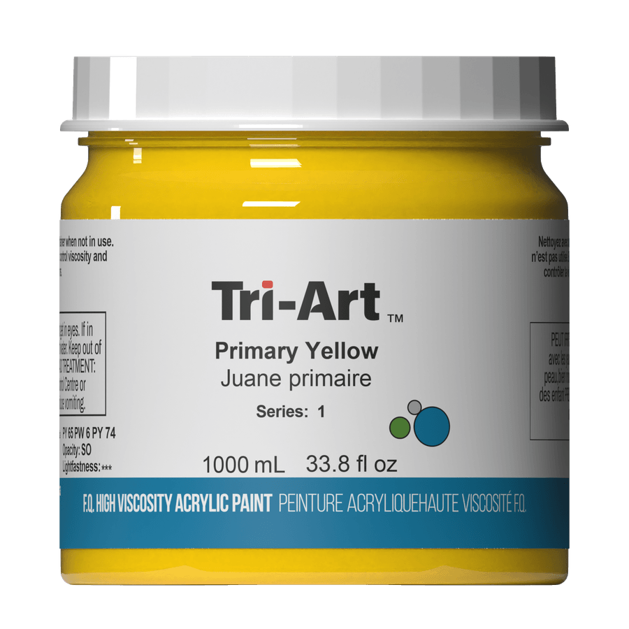 Tri-Art High Viscosity - Primary Yellow 1000mL