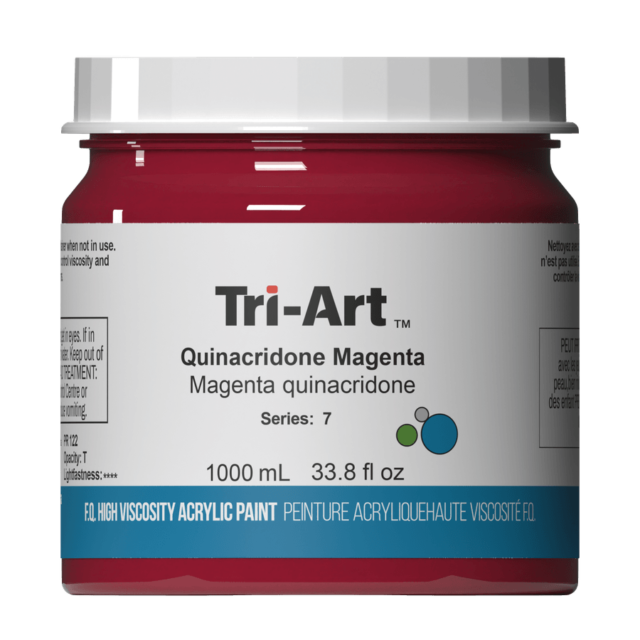 Tri-Art High Viscosity - Quinacridone Magenta 1000mL