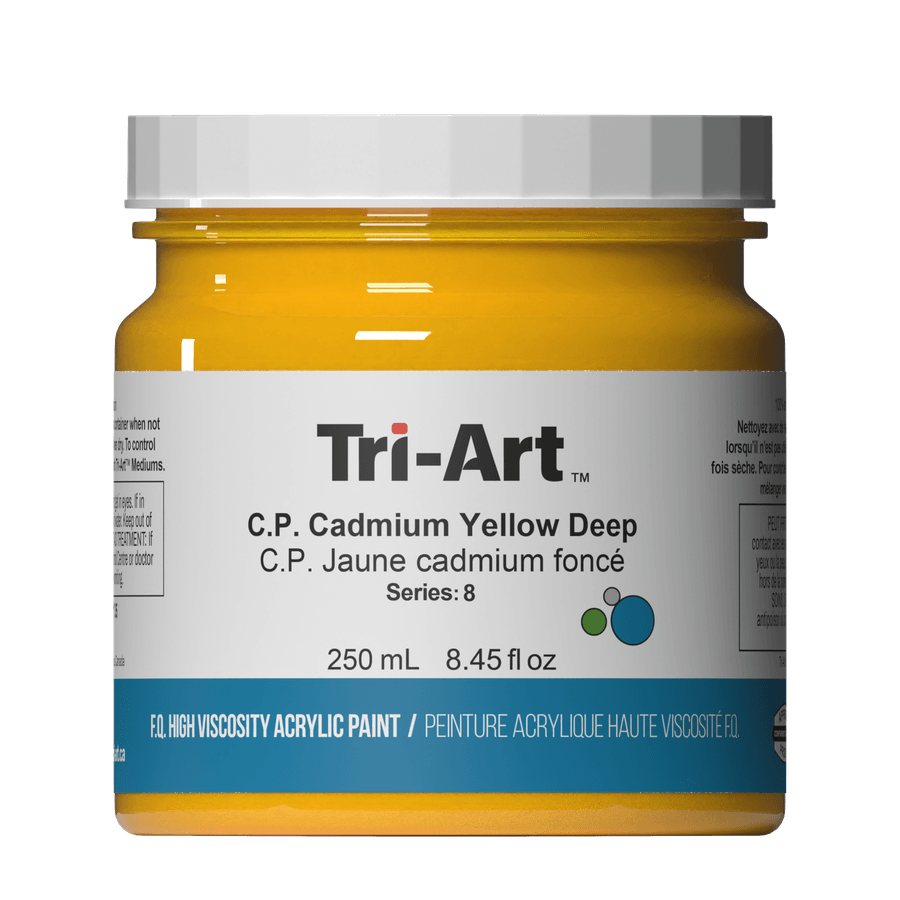 Tri-Art High Viscosity - C.P. Cadmium Yellow Deep 250mL