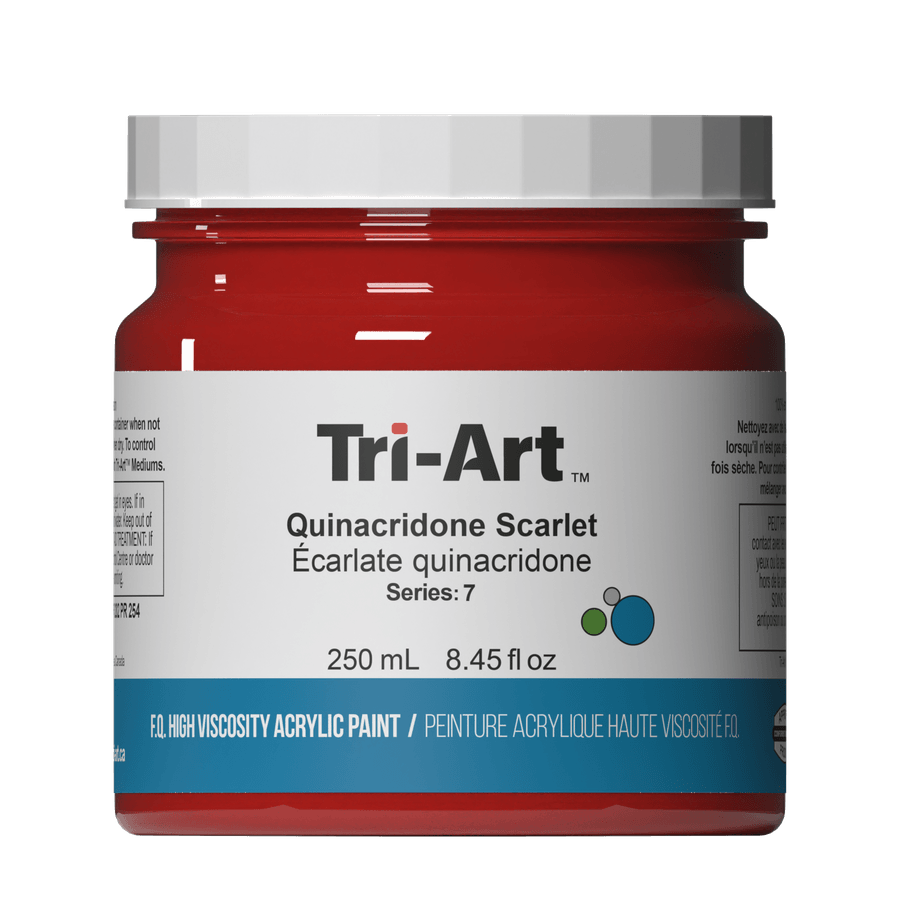 Tri-Art High Viscosity - Quinacridone Scarlet 250mL