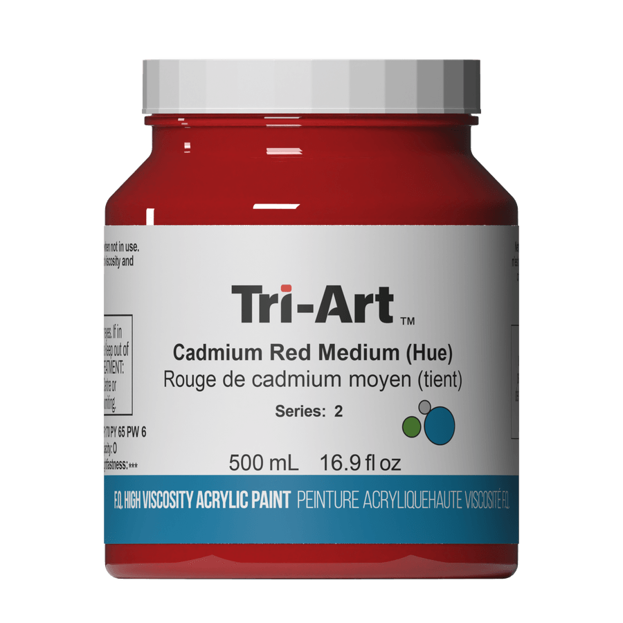 Tri-Art High Viscosity - Cadmium Red Medium (Hue) 500mL