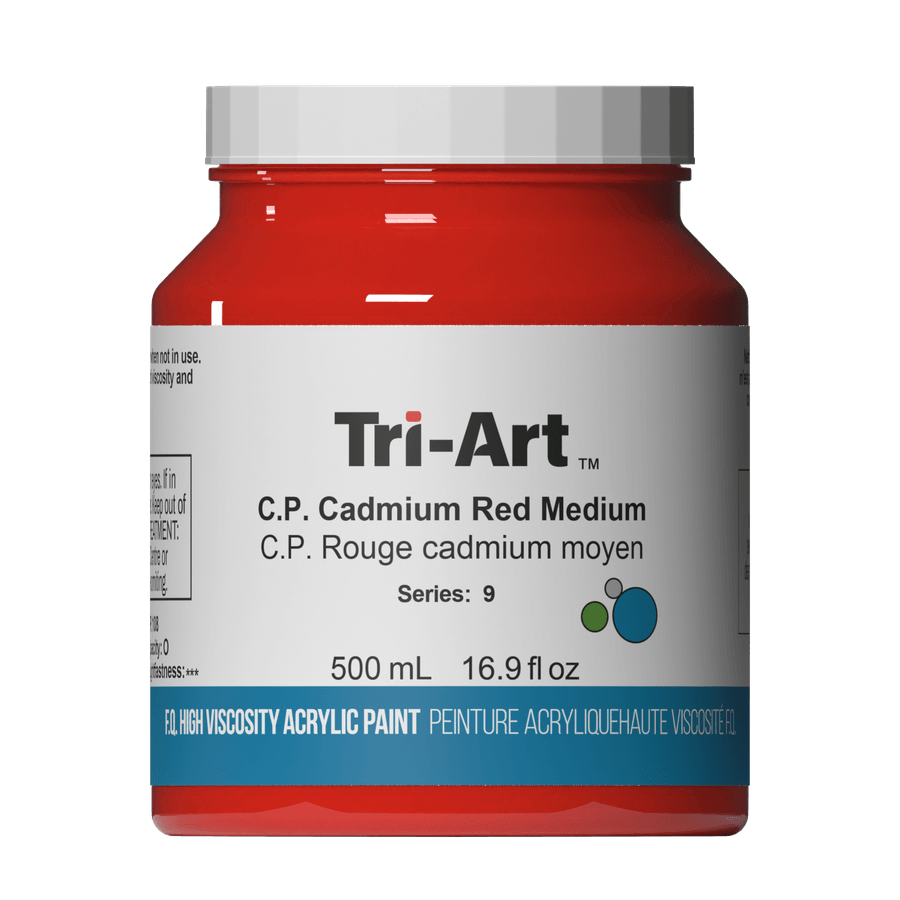 Tri-Art High Viscosity - C.P. Cadmium Red Medium 500mL