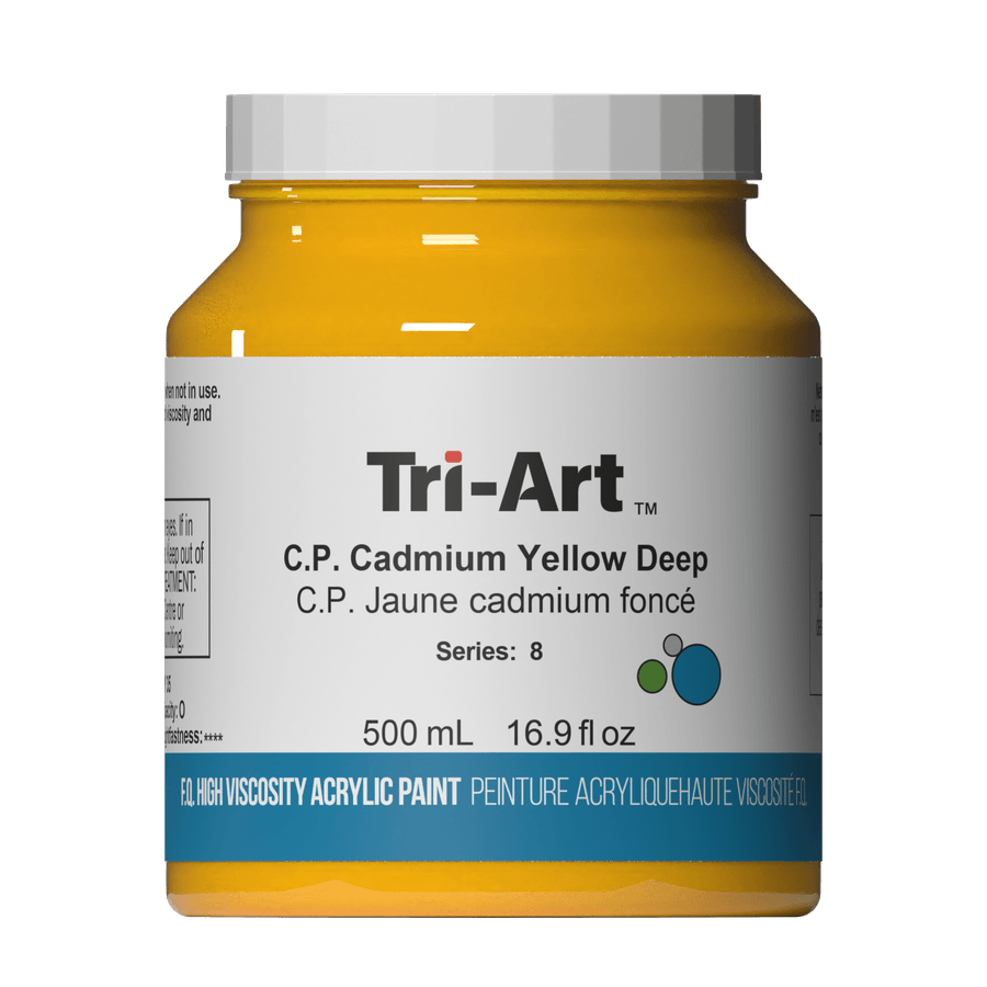 Tri-Art High Viscosity - C.P. Cadmium Yellow Deep 500mL