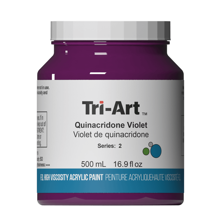 Tri-Art High Viscosity - Quinacridone Violet 500mL