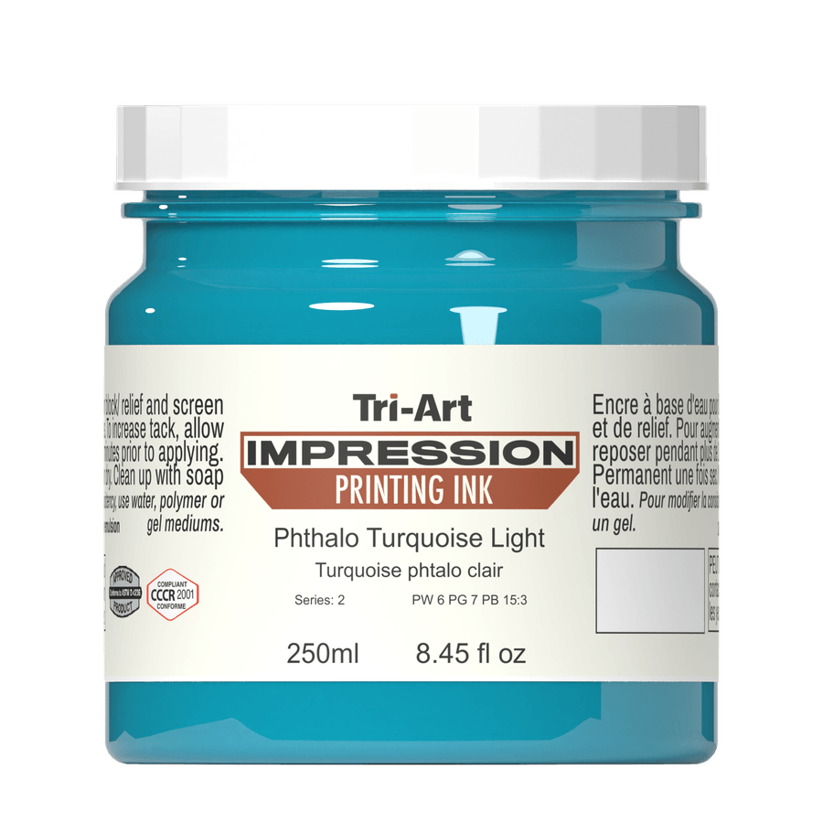 Impressions Block Printing Ink - Turquoise - Tri-Art Mfg.