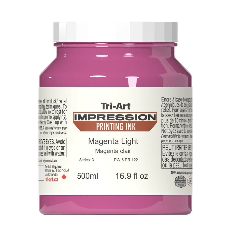 Impressions Block Printing Ink - Magenta Light - Tri-Art Mfg.