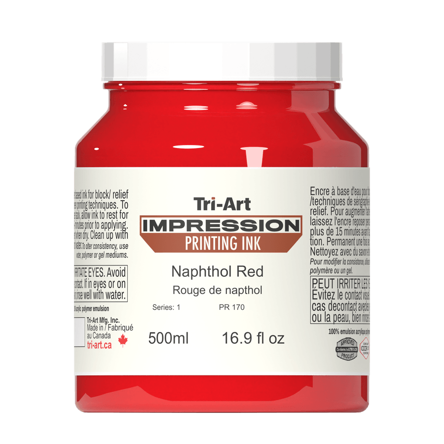 Impressions Block Printing Ink - Naphthol Red - Tri-Art Mfg.