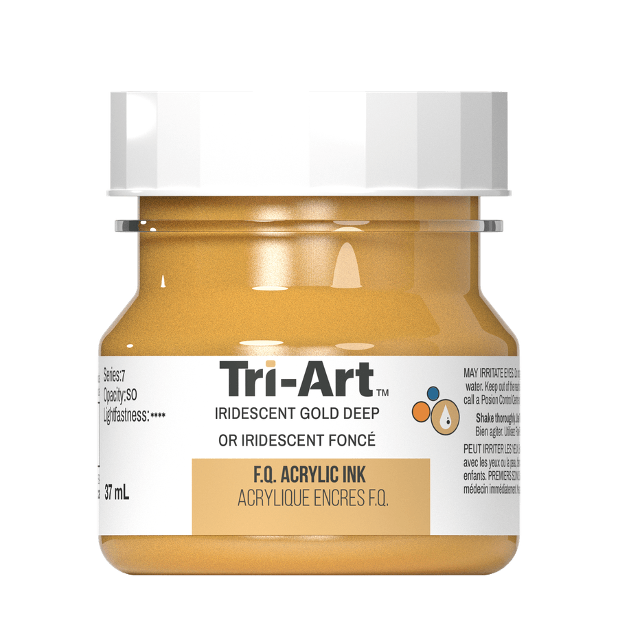 Tri-Art Ink - Iridescent Gold Deep - 37mL - Tri-Art Mfg.