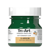 Tri-Art Ink - Permanent Green Light - 37mL - Tri-Art Mfg.