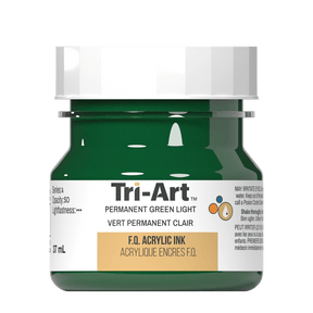 Tri-Art Ink - Permanent Green Light - 37mL - Tri-Art Mfg.